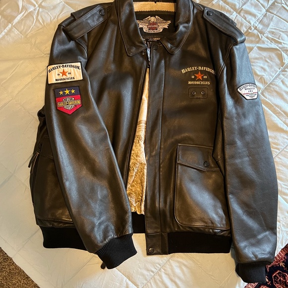 New- Men’s XXL Harley-Davidson leather jacket - Picture 10 of 12